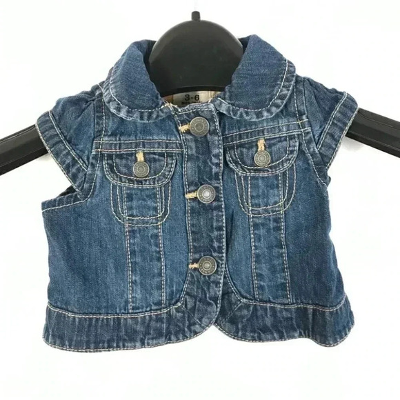 💕Old navy  denim jacket vest - Picture 2 of 5